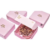 Boîte d'emballage alimentaire jetable personnalisée pour bébé, en papier kraft, avec pelliculage mat, gaufrage, doublure en éponge, structure rigide et fermeture magnétique
