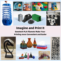 Filament d'imprimante 3D en PETG/PLA/ASA/ABS/TPU personnalisé OEM/ODM Geeetech, prix d'usine, haute qualité, 1 kg/3 kg/5 kg