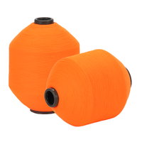 Fabricant de fils teints Dope Fil polyester recyclé à haute élasticité Fil polyester recyclé 75D