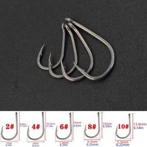 Hameçons <span class=keywords><strong>Gamakatsu</strong></span> en boîte de 50 pièces-Hameçons décalés, barbelés, annelés, gros gibier pour la pêche à la carpe Euro | Matériel de pêche en gros - Product Image 2