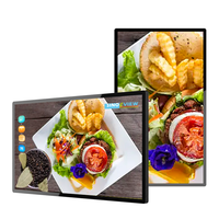 Affichage numérique mural 32/43 pouces, système Android Windows, petit affichage numérique et écrans, menu numérique pour magasin, personnalisable