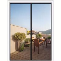 Moustiquaire de porte magnétique moderne en fibre de verre souple, haute qualité, meilleur prix, vente en gros, rideau à fermeture automatique, lavable