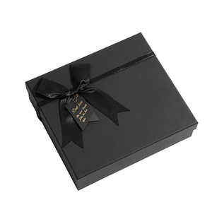 Caja de embalaje de regalo de papel Kraft rectangular al por mayor con lazo de cinta elegante forma rectangular para presentaciones y exhibiciones de tiendas - Product Image 6