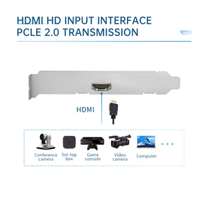 UC3250H การ์ดจับภาพวิดีโอ PCIe ระดับมืออาชีพ2.0 1080P 60fps HDMI PCIe มีขายึดแบบครึ่งความสูงสำหรับ <span class=keywords><strong>OBS</strong></span> - Product Image 4