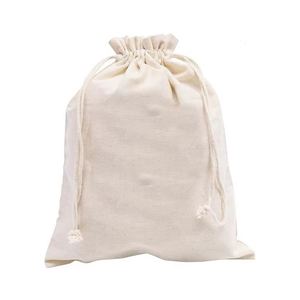 Sac de rangement en toile de coton portable de haute qualité, lavable, avec logo personnalisé, pour cosmétiques, cadeaux ou anti-poussière - Product Image 2