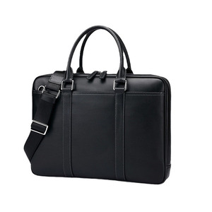 Borsa Portadocumenti da <span class=keywords><strong>Uomo</strong></span> in Vera <span class=keywords><strong>Pelle</strong></span>, Borsa per Laptop Portatile con Chiusura a Cerniera, Grande Capacità, Design a Tracolla - Product Image 6