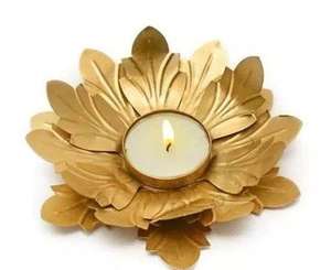 Nouveauté Diyas en métal faits à la main pour le mariage et la décoration de Diwali forme ronde Diya Urli design élégant fabriqué à la main - Product Image 3