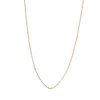 Collier fin en zircone cubique taille marquise, élégant, en or 14 carats et argent sterling 925, pour femme