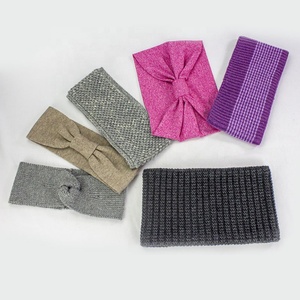 Winter Woll-Strick Baby Mädchen Großhandel Maßgeschneiderte Luxus Designer Stirnbänder für Frauen Fleece Weiche Modische Kopfbänder - Product Image 5