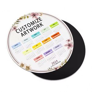 แม่เหล็กติดตู้เย็นแบบปฏิทิน พิมพ์ลายบนกระดาษแข็ง พร้อมปฏิทิน - Product Image 6