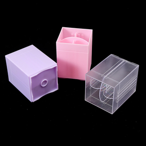 Colorful Square Nail Brush Pen Holder Desktop Organizer Container for Nail Art <b>Tool</b> <b>Storage</b> - Product Image 2