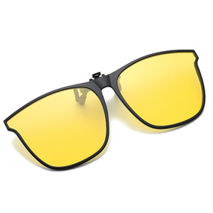 Gafas de Sol Polarizadas con Clip para Hombre y Mujer, Fotocromáticas, Gafas de Visión Nocturna para Conducir, Antideslumbrantes, Gafas Cuadradas Vintage - Product Image 4