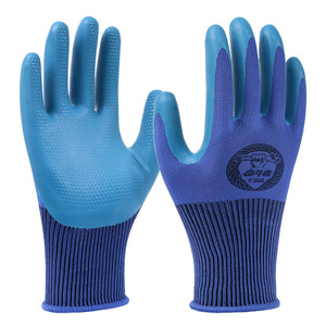 Guantes de Trabajo Xingyu Fendouzhe, de Goma, con Textura Completa, Antideslizantes, de Uso General, con 13 Puntadas - Product Image 1