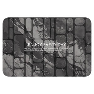 Alfombra de Baño Rectangular de Tierra de Diatomeas Suave, de Secado Rápido, Antideslizante, para Uso Doméstico, Absorbente, con Patrón Abstracto de Cuero - Product Image 4