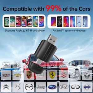 Adaptador Inalámbrico 2 en 1 para Apple CarPlay y Android Auto con Bluetooth 5.4, Control por Voz, Certificación CE/FCC/ROHS, Compatibilidad Universal - Product Image 2