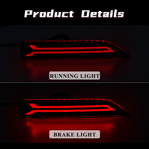 2 Luces LED Traseras para Parachoques de <span class=keywords><strong>Honda</strong></span> City 2012 2013 <span class=keywords><strong>2014</strong></span> BR-V <span class=keywords><strong>BRV</strong></span> 2015 2016 MOBILIO 2016 2017, Luces de Frenado y Conducción - Product Image 4