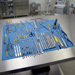 Kit d'outils dentaires de précision en acier inoxydable plaqué or de qualité supérieure, classe I, de qualité chirurgicale, 1 ensemble, autoclavable - Product Image 3
