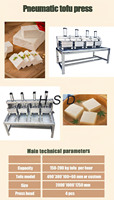 Presse à fromage hydraulique à bon prix, presse horizontale pour la fabrication du fromage