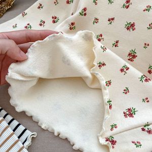 Primavera e autunno ragazzi ragazze camicie con fondo stampato <span class=keywords><strong>bambino</strong></span> manica lunga fiori top di cotone vestiti per bambini - Product Image 6