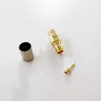 Connecteur coaxial RF SMA femelle à sertir pour câble 5D-FB LMR300