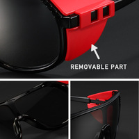 Nouvelles lunettes de sport ultra-légères TR90 lunettes de soleil d'extérieur unisexes avec côté pour ailes lunettes de soleil à la mode polarisées