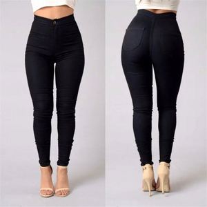 Pantalones de Mujer al por Mayor, Elásticos, de Cintura Alta, Color Caramelo, Color Sólido, Pantalones Casuales Tipo Lápiz para Mujer, OEM J0185 - Product Image 3