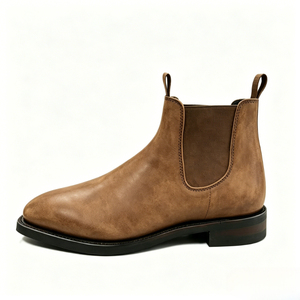 Botas <span class=keywords><strong>Chelsea</strong></span> Goodyear Welt Hechas a Mano para <span class=keywords><strong>Hombre</strong></span>, de Cuero de Grano Completo, Botas Clásicas de Vestir hasta el Tobillo, Fabricante con Logotipo Personalizado - Product Image 1