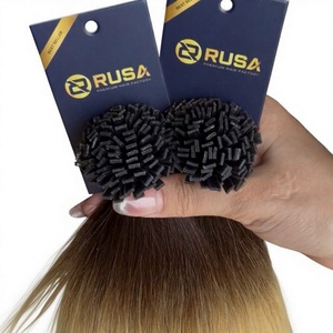ผมต่อแบบปลายแบน Rusa Hair แท้จากเวียดนาม ปรับแต่งสีได้ น้ำหนัก 100 กรัมต่อชุด - Product Image 2