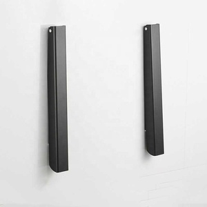 <strong>Wall</strong> Mounted Folding Collapsible <strong>Clothes</strong> <strong>Rail</strong> with Rod, Aluminum Hanging Wardrobe Hanger Racks Dryer - Product Image 5