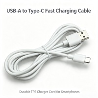 Cable de Carga Rápida USB-C a USB-C de 60W PD con Núcleo de Cobre Puro, Sincronización de Datos USB2.0 a 480Mbps, Revestimiento de TPE, Longitud Personalizada