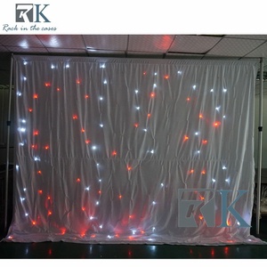 ผ้าม่าน LED สำหรับเวที ผ้าม่านฉากหลัง LED ควบคุมด้วย DMX512 สำหรับงานดีเจ งานแต่งงาน และงานแสดงต่างๆ - Product Image 4