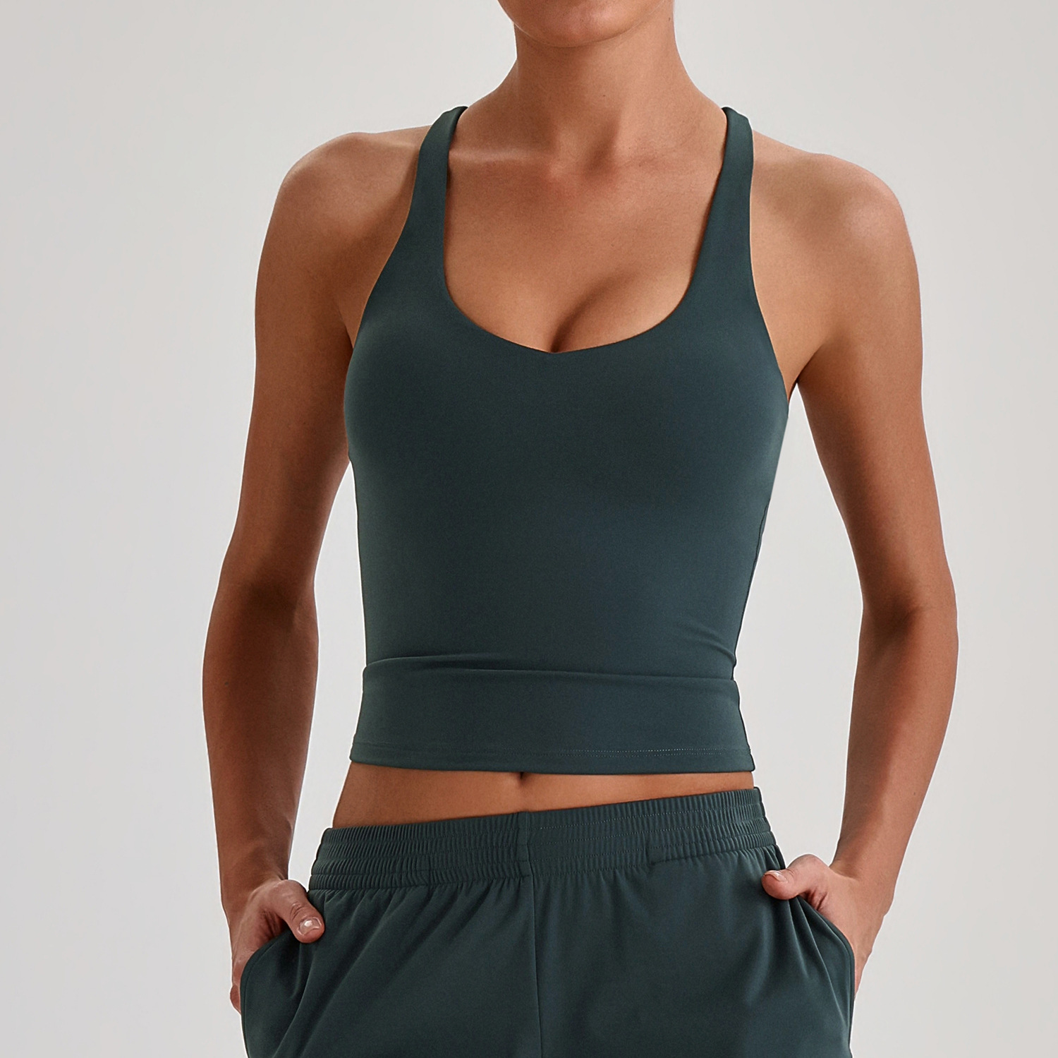 Breathable Stretch Tight Fit Quick Dry Yoga Tank Top