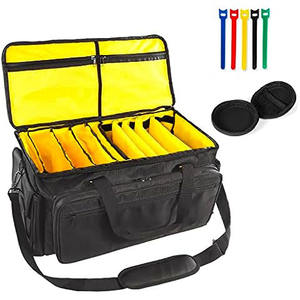 Échantillon gratuit, vente en gros, pochette de rangement pour câble de charge de voyage, sac de rangement pour écouteurs, sac de rangement numérique en polyester imperméable - Product Image 6