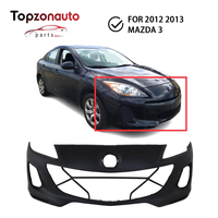 Topzonauto Nouveau pare-chocs avant en plastique pour 3 2012-2013 avec trous pour feux antibrouillard pré-peints BGV450031EBB MA1000235