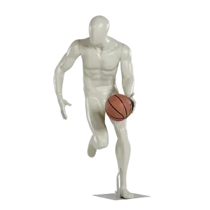 Fashion Wholesale fiberglass mannequin men Clothes Display Sports Mannequin full body Stand Mannequin basketball