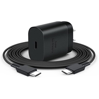 Enchufe DE LA UE/EE. UU. Tipo C Cargador Carga rápida 25W USB C Bloque de cargador con cable para Samsung Galaxy S24 Ultra/S24/S24 +/S23 Ultra/S23
