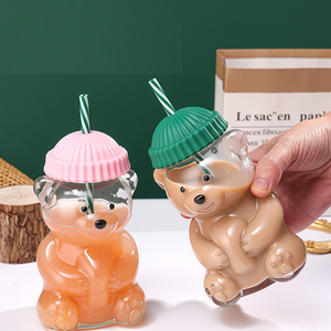 Taza para beber con forma de oso de 20 onzas, diseño de dibujos animados, diseño en forma de oso, artículos para beber multifuncionales para regalos navideños - Product Image 4