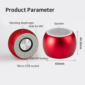 5W Portable Mini TWS Étanche Haut-parleurs <span class=keywords><strong>Sans</strong></span> <span class=keywords><strong>Fil</strong></span> Métal Magnétique <span class=keywords><strong>Pilote</strong></span> Haut-Parleur Super Bass <span class=keywords><strong>Radiateur</strong></span> Fort Stéréo - Product Image 6