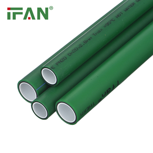 Tubería de <span class=keywords><strong>pl</strong></span>ástico PP-<span class=keywords><strong>R</strong></span> flexible subterránea de color verde, protección resistente a los rayos UV, forma completa de tubería - Product Image 2