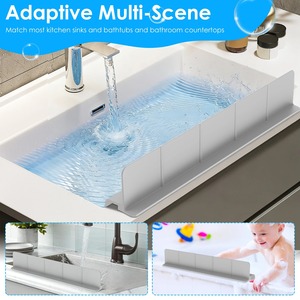 Protection anti-éclaboussures en silicone pour évier de cuisine, avec ventouse antidérapante puissante, pour le lavage de la vaisselle et le robinet - Product Image 4