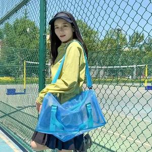 กระเป๋าเดินทางใสแบบพกพาขนาดใหญ่ น้ำหนักเบา กันน้ำ สำหรับว่ายน้ำ ออกกำลังกาย และกิจกรรมกลางแจ้ง ขายส่ง - Product Image 3