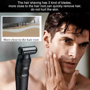 Cortapelos 5 en 1, Recortador de Vello Corporal, Afeitadora, Cortadora de Barba, Recortador de Bigote, Cortapelos Inalámbrico para Hombre, Recortador de Vello Nasal y de Orejas - Product Image 3