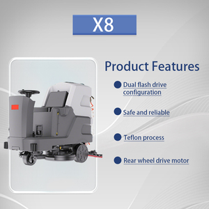Limpiadora <span class=keywords><strong>de</strong></span> Pisos Industrial <span class=keywords><strong>de</strong></span> Gran Área CleanHorse X8, Limpiadora <span class=keywords><strong>de</strong></span> Pisos Eléctrica <span class=keywords><strong>de</strong></span> Alta Eficiencia para Almacenes, Estaciones y Aeropuertos - Product Image 5
