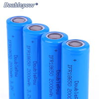 Batterie de stockage lifepo4, 2000 v, 18650 mah, cylindrique, pour piles
