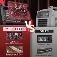 YEESTECH 205A Nouveau Poste à souder TIG 205P avec fonction pulsée, grand écran LED, capacités Stick/DC/Pulse, double tension 220V