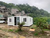 Maisons conteneurs de 20/40 pieds, maisons pliantes, maisons mobiles, configurées de manière luxueuse, studios extensibles, avec salles de bain, cuisines
