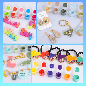 Mực nhựa TIMESRUI 2G/chai, OEM, 54 màu đục, chất tạo màu đậm đặc, dùng cho nhựa Epoxy/nhựa UV, làm đồ trang sức men thủ công DIY - Product Image 5