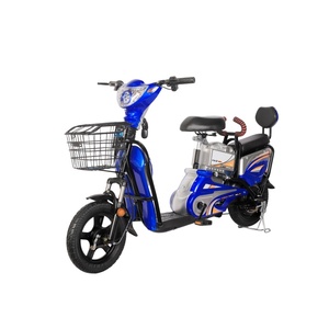 จักรยานไฟฟ้าสำหรับเดินทางขนาด 14 นิ้ว ขายส่ง 48V 350W มอเตอร์ดุมล้อหลัง เบรกดรัม แบตเตอรี่ตะกั่ว-กรด ระบบกันสะเทือนคู่ จักรยานไฟฟ้าสำหรับผู้ใหญ่ - Product Image 6