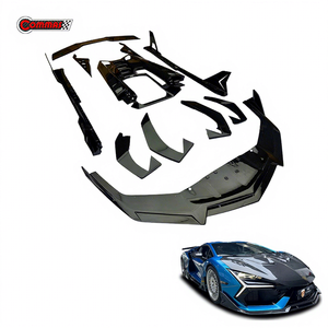 ชุดแต่งตัวถังรถยนต์คาร์บอนไฟเบอร์แห้งคุณภาพสูงสไตล์ DK สำหรับ Lamborghini Revuelto ประกอบด้วยดิฟฟิวเซอร์หน้า-หลัง สเกิร์ตข้าง และฝากระโปรงเครื่องยนต์ - Product Image 1