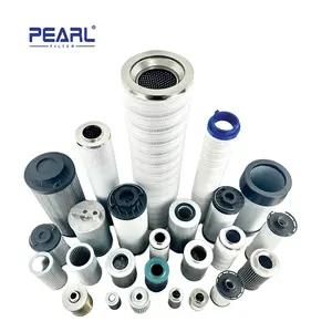 Substituição do filtro de óleo hidráulico da marca Pearl para HYDAC/MAHLE/LEEMIN/PARKER Todas as séries de filtro industrial